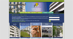 Desktop Screenshot of loiregestion.com