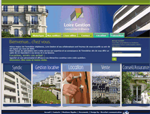 Tablet Screenshot of loiregestion.com